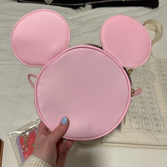 Disney x Stoney Clover Lane Pink Mickey Mouse Crossbody Bag - Picture 8 of 8